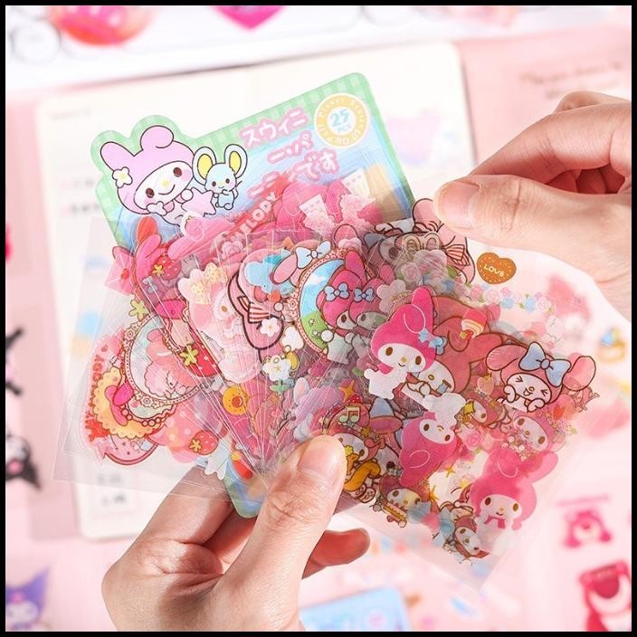 

HOT DEAL STIKER LUCU MOTIF SANRIO STIKER KARTUN DIY DEKORASI NOTEBOOK KARAKTER !!!!