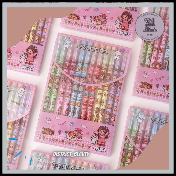 

DISKON PULPEN BISA DIHAPUS MASU PEN HAPUS MASU CEWEK CUTE GIRL PEN MARBEL HAP !!!