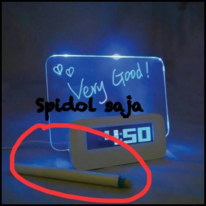 

TERMURAH SPIDOL REFILL JAM DIGITAL MEMO LED !!!