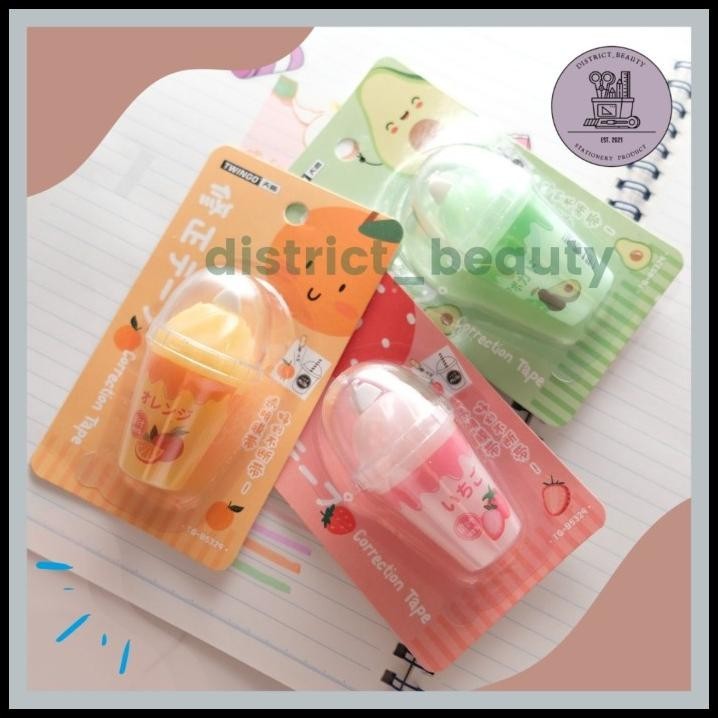 

TERMURAH CORRECTION TAPE ICE CREAM SUNDAE TIP EX SUNDE BUAH LUCU UNIK IMUT