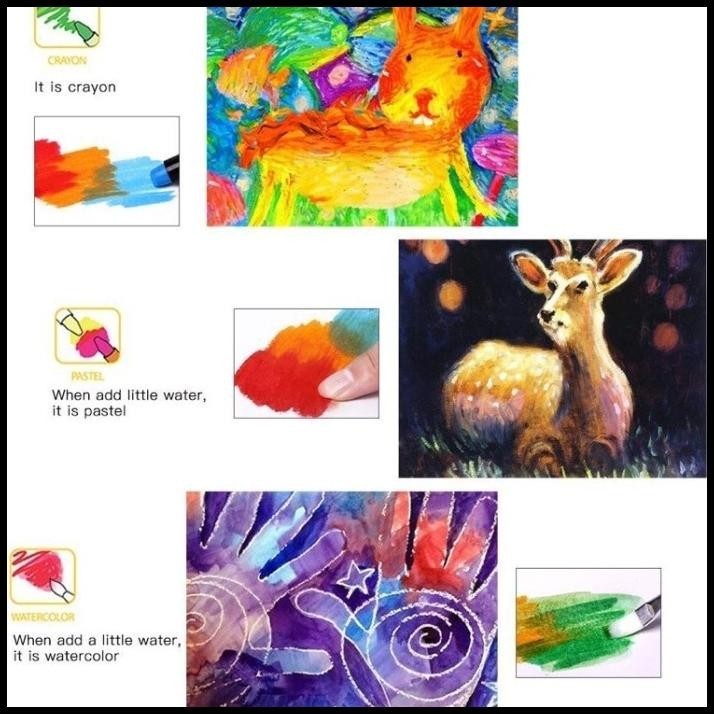 

DISKON JOAN MIRO 24PCS BABYROO SILKY CRAYON KIDS ANAK BODY FACE PAINTING !