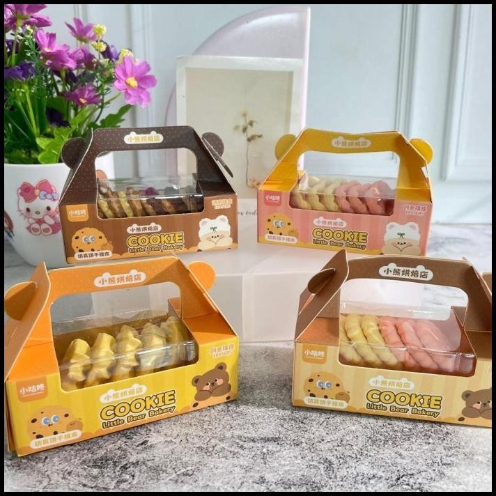 

TERMURAH PENGHAPUS LUCU BENTUK KUE COOKIE LITTLE BEAR 1 SET ISI 6 PCS UNIK CUTE !