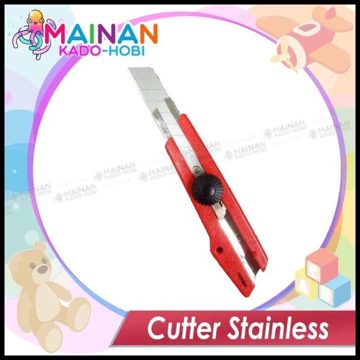 

TERMURAH ALAT TULIS KANTOR CUTTERR STAINLESS BESAR L 500 PEMOTONG KERTAS KARTON KARDUS !!!!!