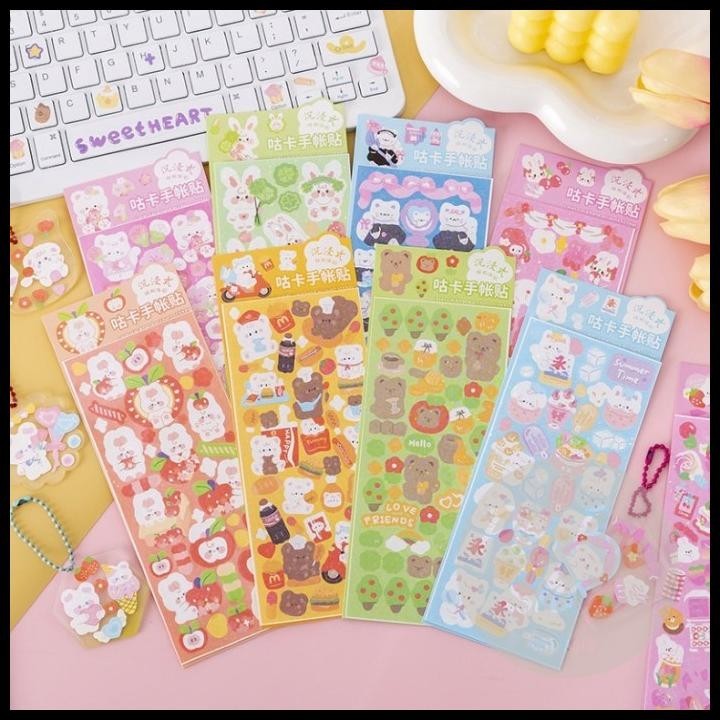 

DISKON STIKER KOREA JEPANG VIRAL HOLOGRAM BUNNY MOE CUTE LUCU AESTETHIC MURAH !