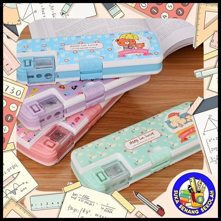

BEST DEAL KOTAK PENSIL PVC DEEP IN LOVE / PENCIL CASE / TEMPAT ALAT TULIS SK0005 !!!!!!!