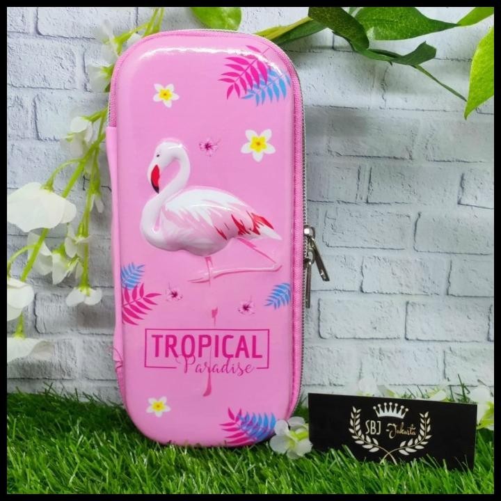 

HOT DEAL TEMPAT PENSIL SMIGGLE LOOKALIKE EVA HARDCASE FLAMINGO SERIES - UNICORN PINK