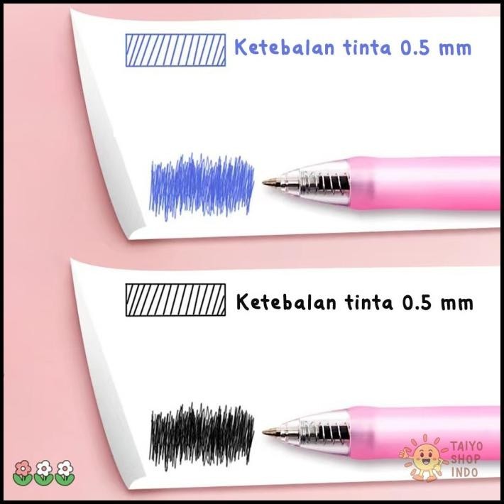 

BEST DEAL TAIYO ERASABLE PEN MEKANIK PACK PULPEN GEL BISA DIHAPUS CETEK KARAKTER !!!!!!