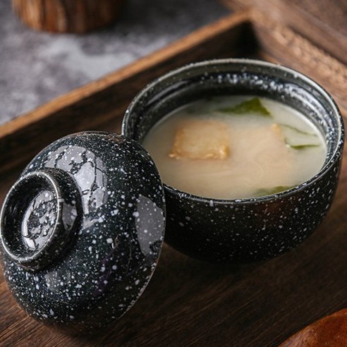 Yui Chawan Mushi Bowl / Mangkok Keramik Rustic Jepang Cawan Mushi