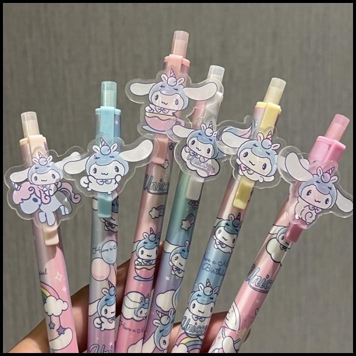 

GRATIS ONGKIR PULPEN MIKA KARAKTER SANRIO CINAMOROL UNICORN 0.5MM TINTA HITAM | KMK