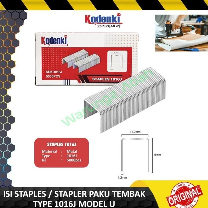 

ISI ULANG REFILL STAPLER STAPLES PAKU TEMBAK ANGIN GUN 1016J MODEL U