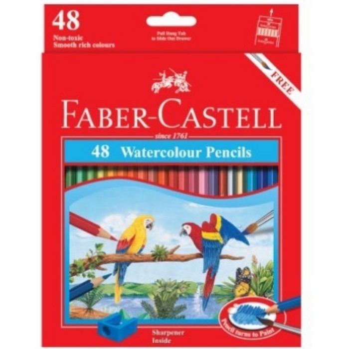

Pensil Warna Watercolour Faber Castell 48 Warna