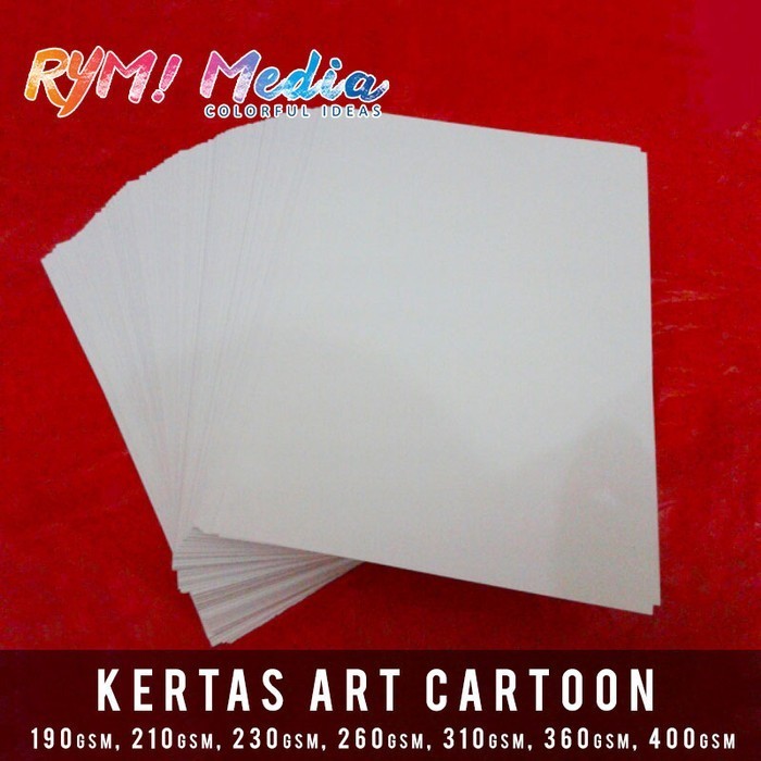 

500 Lembar Art Carton 260Gsm A4 / 1 Rim Art Karton 260 Gram By Sameday