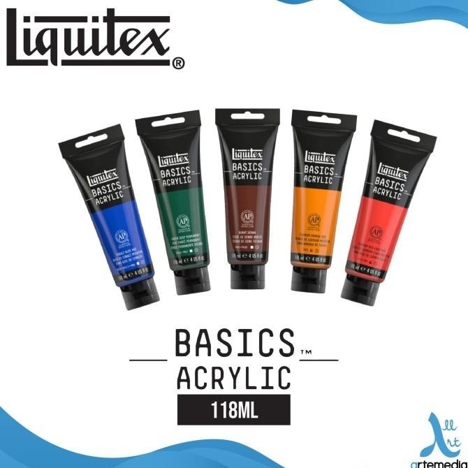 

Cat Akrilik Liquitex Basics 118ml Acrylic Color Paint - 02/04