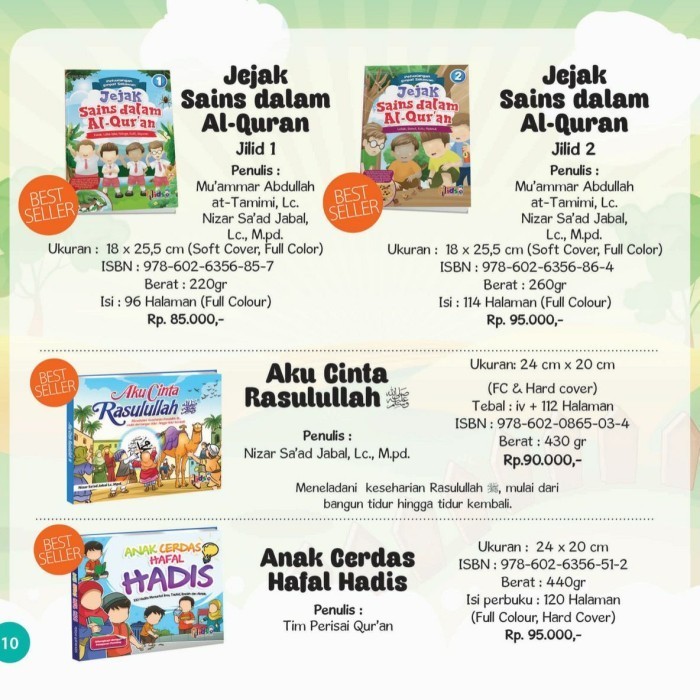 

Seri Buku Anak Petualangan Empat Sekan : Jejak Sains Dalam Al-Quran