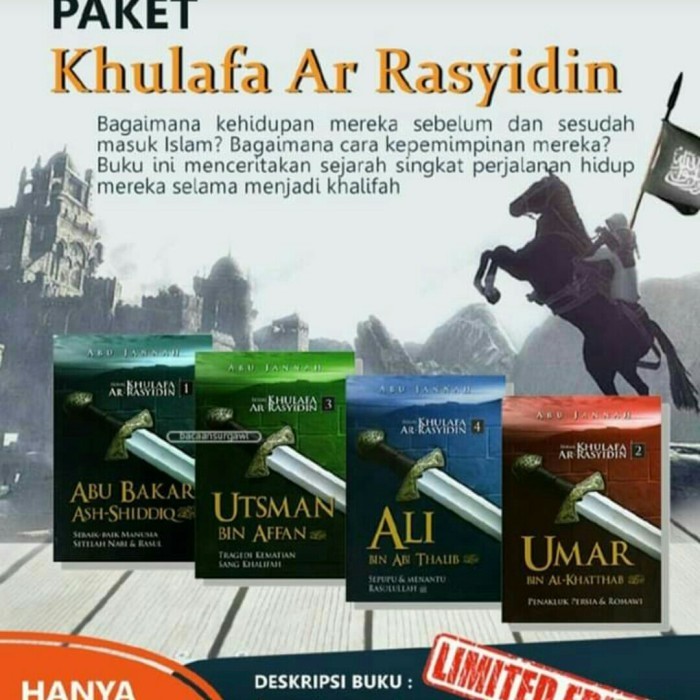 

Buku Serial Khulafaur Rasyidin 1 Set