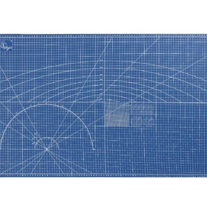 Cutting Mat Ukuran A1 / Double Sided Self Healing Cutting Mat freya