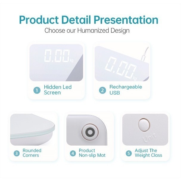 BOMIDI BODY FAT SMART SCALE 2 TIMBANGAN BERAT BADAN DIGITAL WITH APP