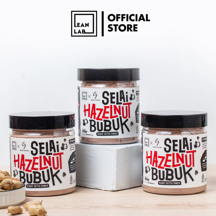 

Lean Lab X Cj Selai Hazelnut Bubuk Triple Pack (250Gr X3) Selai Coklat
