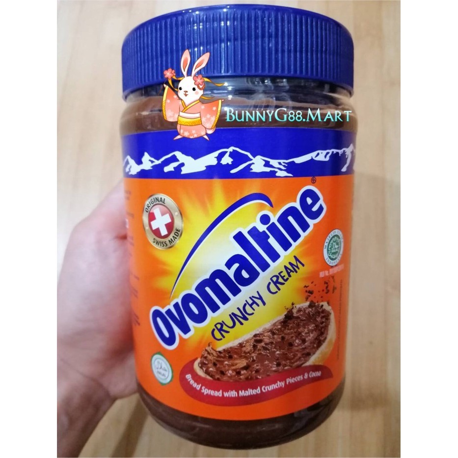 

Ovomaltine Crunchy Cream 680G/Selai Crunchy/Filling Roti/Selai Coklat