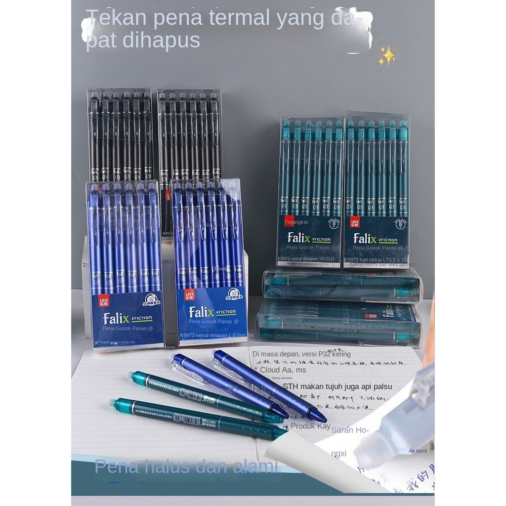 

Tekan Gel Pena SD Siswa Sekolah Dasar Gosok Sederhana Mudah untuk Dihapus