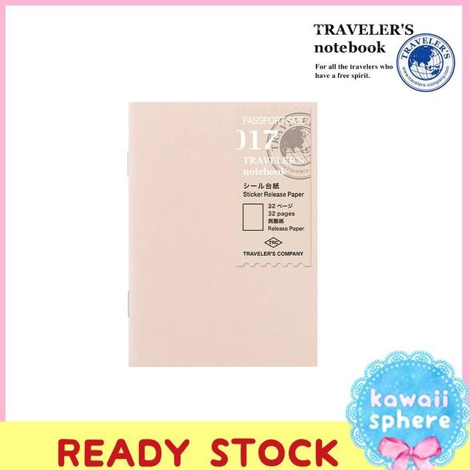 

Travelers Notebook Sticker Release Paper Passport |TN 017 Ready Stock