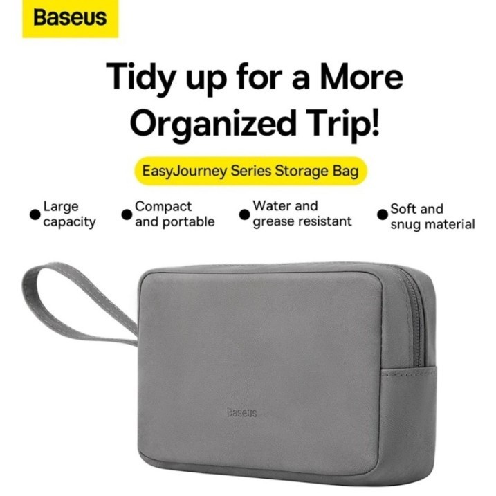 Baseus Easyjourney Storage Organizer Bag Pouch Tas Aksess Gadget
