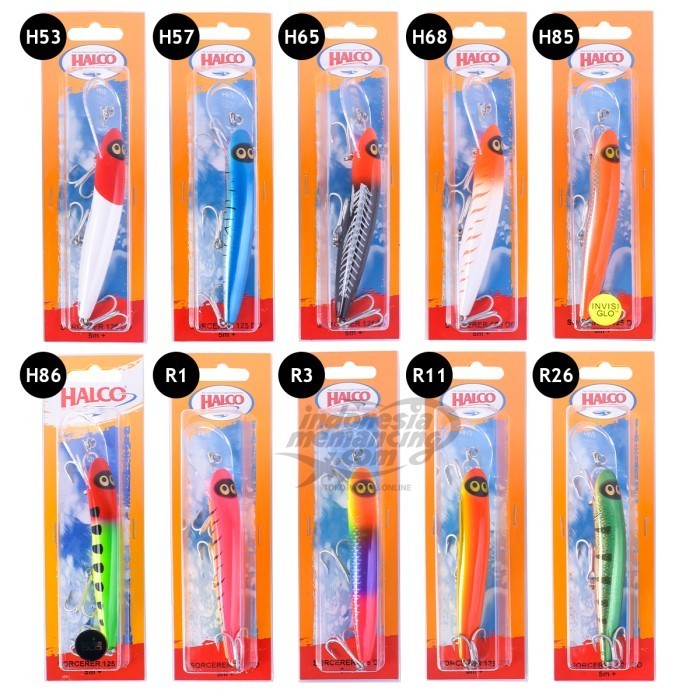 Umpan Mancing Popping Halco Sorcerer 125 Dd Pilih Warna