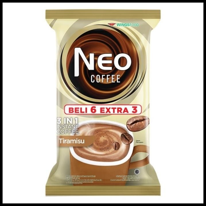 

DISKON NEO COFFEE 3IN1 TIRAMISU BAG9 X 20 G !!!