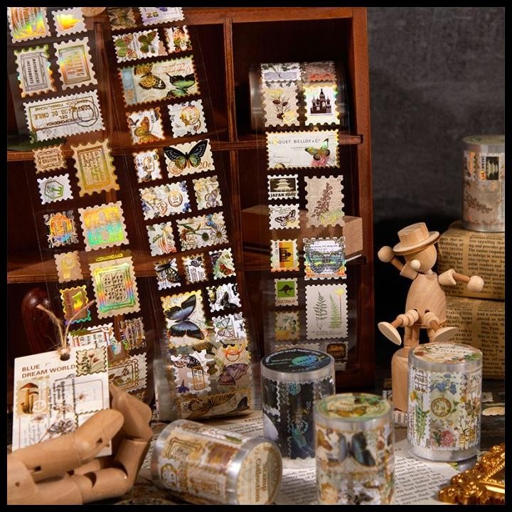 

DISKON WASHI TAPE STICKER ROLL VINTAGE ORIGINAL COLLECTION AESTHETIC STIKER SCRAPBOOK JOURNAL DIY !