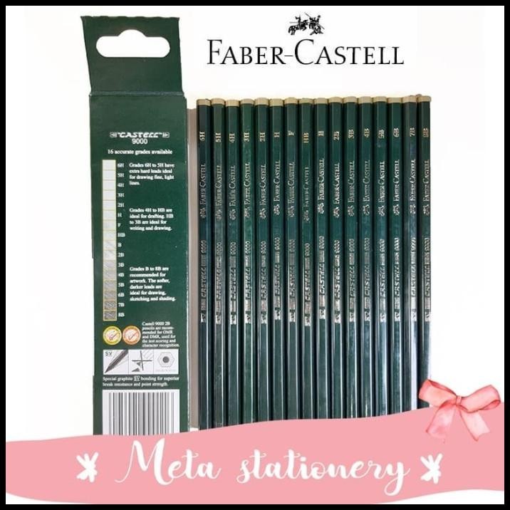 

HOT DEAL PENSIL FABER CASTELL PILIH 1 DARI 6H-8B !!!!!!!