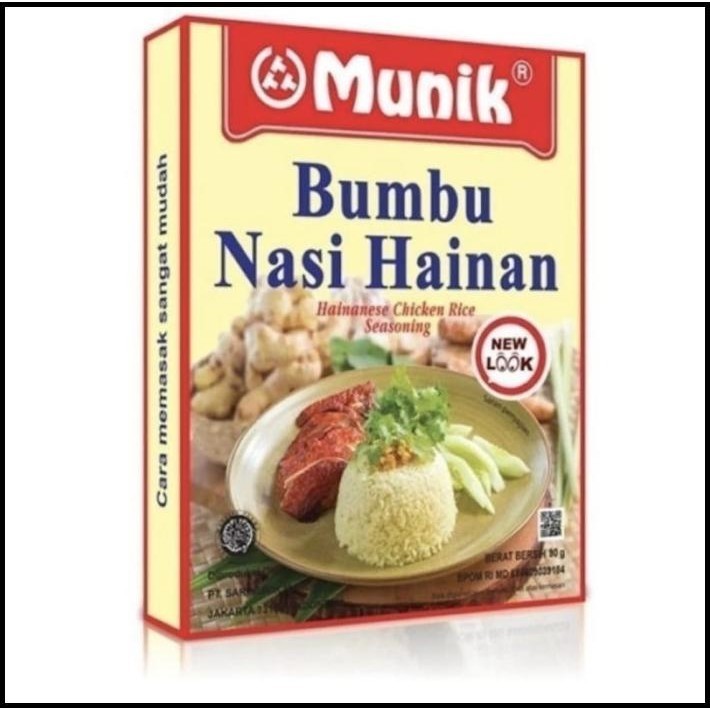 

BEST DEAL MUNIK BUMBU NASI HAINAN 90 GRM ENAK YUMMY