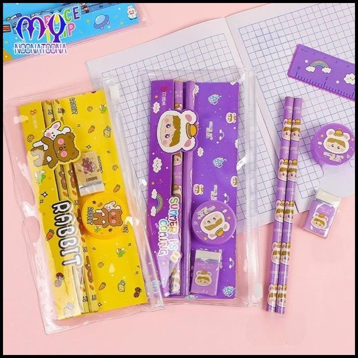 

HOT DEAL PEKET ALAT TULIS SET MINI ANAK SEKOLAH 5 IN 1 STATIONARY SET ANAK !!!!!!