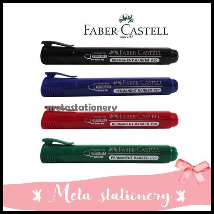 

BEST DEAL SPIDOL PERMANEN / PERMANEN MARKER P20 FABER CASTELL !!!