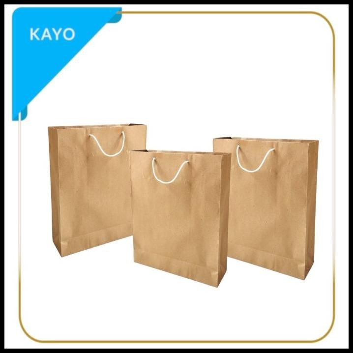 

TERBARU PAPER BAG COKLAT POLOS GOODIE BAG KANTONG SOUVENIR KADO HADIAH !!!!!!