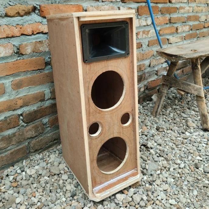 Box Speaker SR Sedefil 6 Inch Double Free Corong Tweeter Bahan 12mm