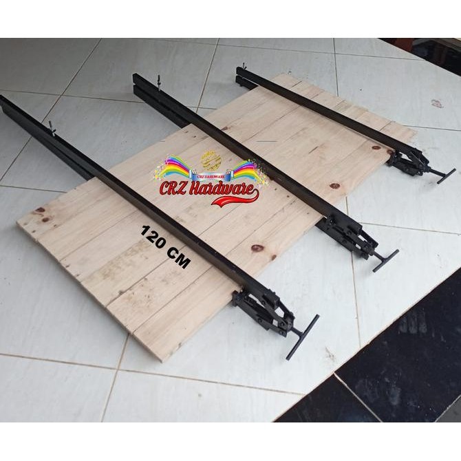 Double Bar Clamp Alat Press Catok Klem Sambung Papan Kayu T Bar Clamp