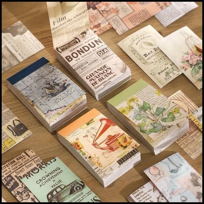 

BEST DEAL STICKER MATERIAL SCRAPBOOK PAPER KERTAS STICKER VINTAGE RETRO WASHI