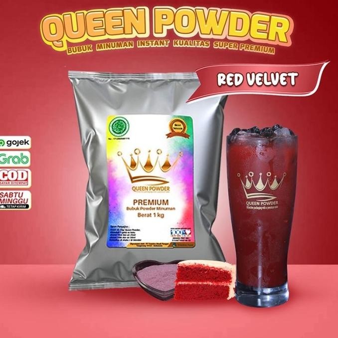 

NEW PRODUK BUBUK MINUMAN PREMIUM RASA RED VELVET 1KG !!!!!