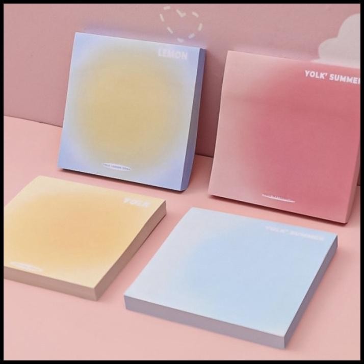 

BEST DEAL STICKY NOTES NOTE PASTEL MEMO MACARON KOREAN STYLE ISI 50 LEMBAR !!!!!!