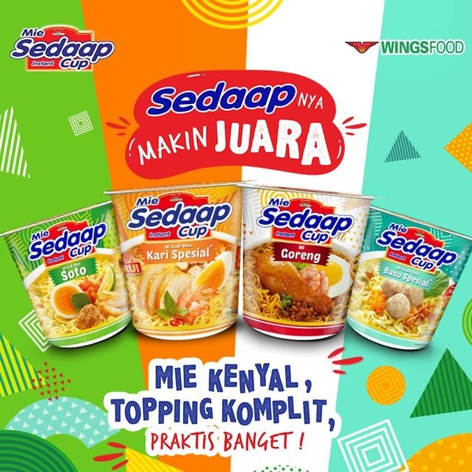 

TERBARU SEDAAP CUP MIE INSTAN SOTO 81 GR X 12 PCS !!!!!
