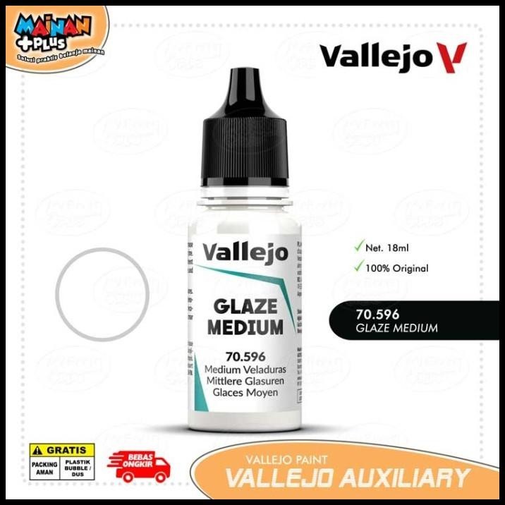 

BEST DEAL VALLEJO NEW GAME COLOR 70.596 GLAZE MEDIUM 18ML CAT GUNPLA PAINT !!!!!!