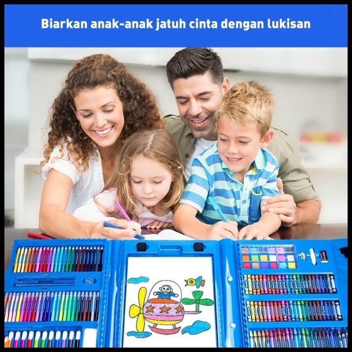 

BEST DEAL CRAYON OIL PASTEL PENSIL WARNA SPIDOL LENGKAP ISI 208 PCS !!