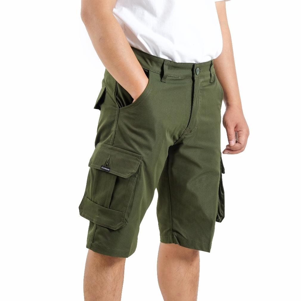 Celana Kulot Jumbo Wanita Cargo Pendek Sticker Gantungan Kunci Size 28 29 30 31 333 34 35 36 37 38 3