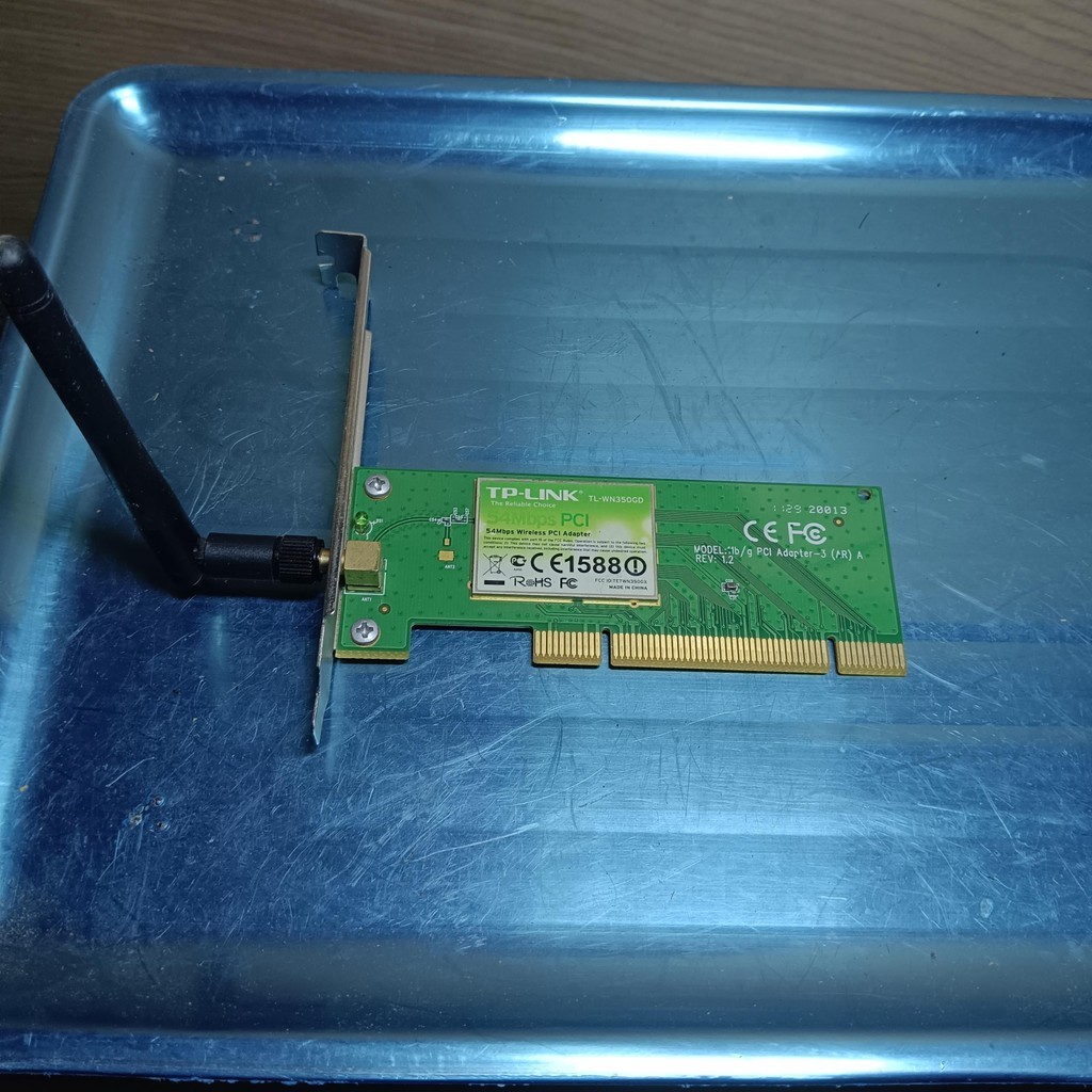 (229) Jual WIFI Card PCI Merk TP LINK Plus ANTENA Second Untuk Komputer PC/Rakitan/Desktop/Build up