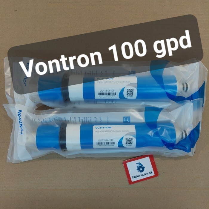 Tersedia Membran Ro Vontron 100 Gpd / Vontron Ulp 1812- 100 Reverse Osmosis Ro