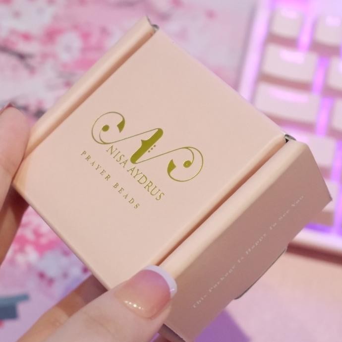 Tasbih digital premium swarovski LED custom nama