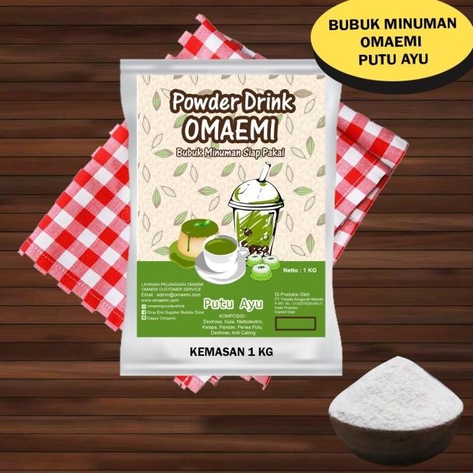 

TERBARU BUBUK SERBUK MINUMAN OMAEMI PUTU AYU KEMASAN 1 KG FOOD GRADE !!!!!