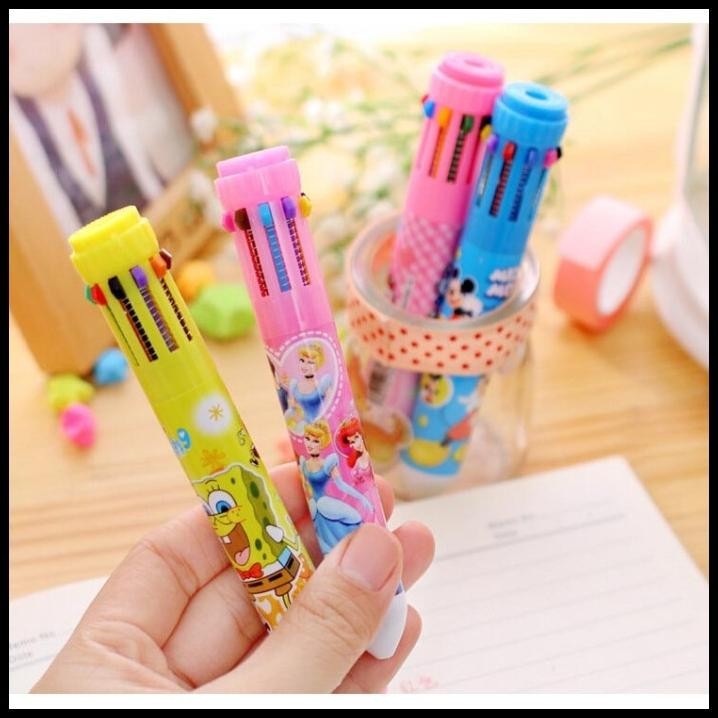 

GRATIS ONGKIR PENA BALLPOINT MULTI WARNA 10 IN 1 !!!!!!