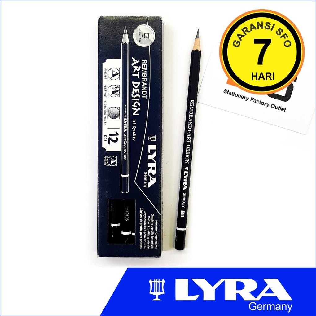 

Pensil Lyra Art Design 669 5B - Graphite Pencil 5B