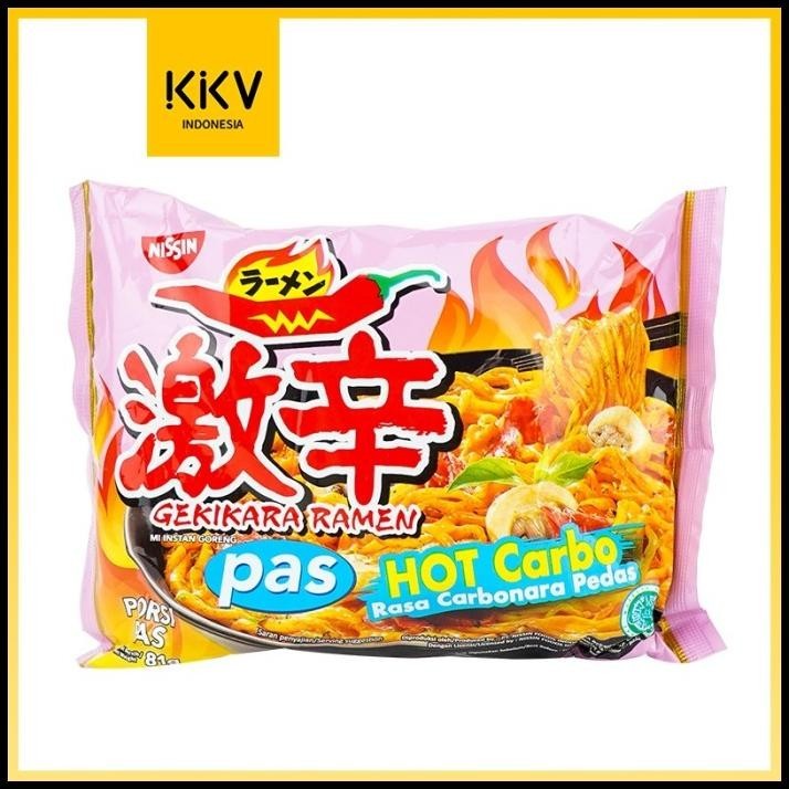 

HOT DEAL KKV NISSIN GEKIKARA RAMEN PAS MIE GORENG INSTAN CARBONARA 81G !!!!!